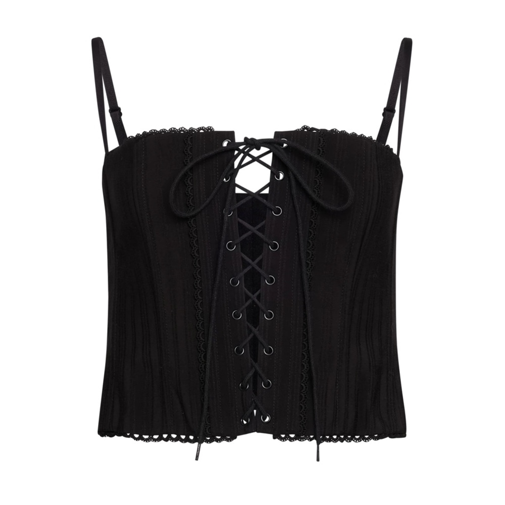 Guizio COTTON SCALLOP CORSET NWOT